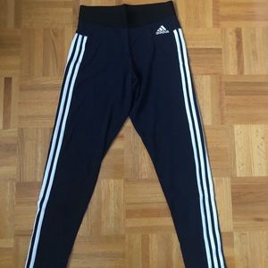 Adidas navy blue tights